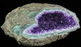 Sparkling Purple Amethyst Geode - Uruguay #58927-2